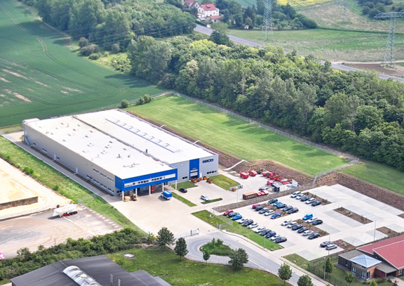 Blick auf das SECO-Firmengelände. Quelle: SECO GmbH