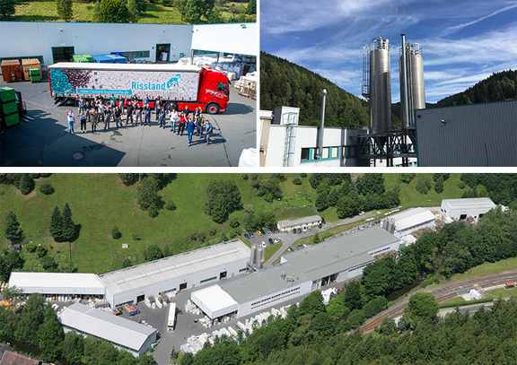 In dieser Collage sehen Sie den Standort der Rissland Kunststoff GmbH in Katzhütte (Thüringen). Quelle: Rissland Kunststoff GmbH
